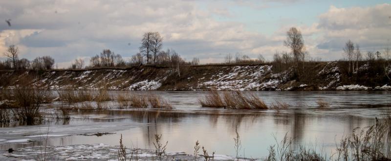 Река Ока в Калужской области за сутки поднялась почти на полметра