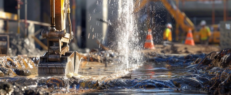Фонтан воды на Синих мостах не повлияет на срок сдачи нового путепровода
