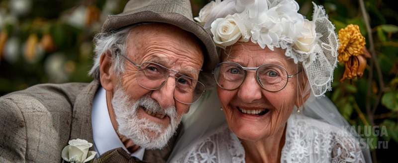 В Калуге поженились 83-летный жених и 82-летняя невеста