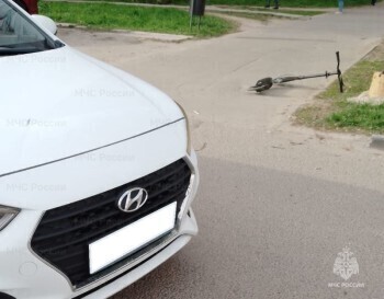 В Обнинске водитель Hyundai Solaris наехал на 11-летнего мальчика на самокате