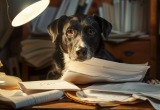 Лучший друг отдал мне собаку, а она испортила важные документы моей жены
