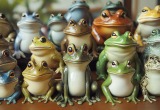 Жена начала собирать фигурки лягушек. Теперь ругаемся из-за того, куда её коллекцию пристроить