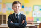 На новогоднюю ёлку в классе сделала сыну костюм бизнесмена, а учительница назвала это ленивой уловкой