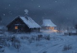 Поехали отмечать Пасху на дачу к друзьям, но столкнулись со снежным бураном
