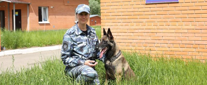 В калужской полиции рассказали о работе кинологов в честь 116-летия службы