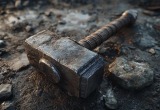 Спокойно делали ремонт в подъезде, но нарвались на дуру – сначала истерила, потом стала кидаться молотком