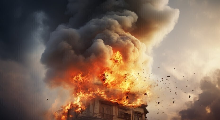 В Пскове произошли два пожара