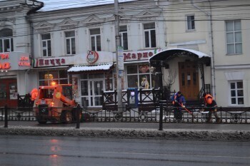 В Калуге на шести улицах уберут снег в ночь с 1 на 2 марта