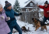 Сосед по даче натравил на нас пса, когда мы запустили фейерверк в первое утро нового года
