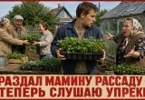 &ndash; Да что ты за человек такой? &ndash; мама ругается, что я раздал почти всю ее рассаду