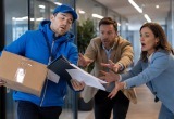 Наш молодой курьер засыпает на ходу. Важная сделка под угрозой срыва