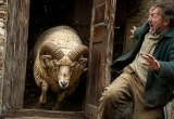 Скрипнула дверь, и на пороге появился злой баран Матвей, обуреваемый жаждой мести