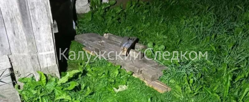 В Калужской области мужчина умер от удара лавкой по голове