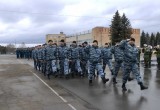 Калужские полицейские участвуют в репетиции торжественного парада к 9 мая