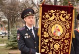 Калужские полицейские на Театральной площади провели строевой смотр