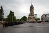 В Мещовске провели строевой смотр подразделений УМВД России по Калужской области