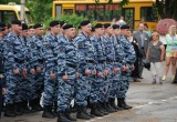 В Мещовске провели строевой смотр подразделений УМВД России по Калужской области