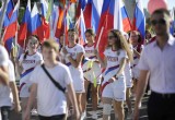 В Обнинске День города отметили фестивалем красок. Фотоотчет.