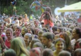 В Обнинске День города отметили фестивалем красок. Фотоотчет.