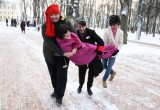 В калужском парке прошел городской фестиваль «Новогодний маскарад»