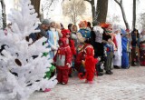 В калужском парке прошел городской фестиваль «Новогодний маскарад»