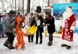 В калужском парке прошел городской фестиваль «Новогодний маскарад»