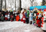 В калужском парке прошел городской фестиваль «Новогодний маскарад»