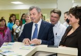 Анатолий Артамонов принял участие в открытии первого в регионе Центра эндохирургии