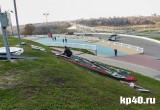 У памятника 600-летию Калуги устанавливают светящиеся часы