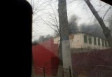 В Калуге горит колония на Николо-Козинской!