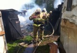 Вспыхнувший в сарае пожар уничтожил несколько десятков строений
