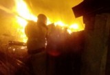 Ночью в Калуге сгорел батутный центр. Видео!