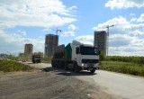 Градоначальник проверил ход строительства дороги в Шопино. Фото