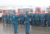 На городской набережной состоялся смотр техники МЧС