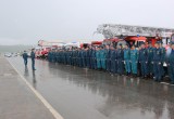 На городской набережной состоялся смотр техники МЧС
