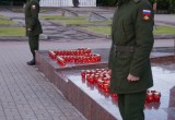 Ранним утром на воинском кладбище в Калуге прошел митинг памяти. Фото