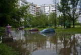 В Обнинске потоп после ливня. Фото