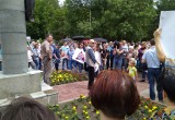 Калужане вышли на акцию против повышения пенсионного возраста