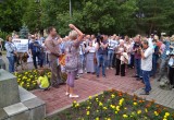 Калужане вышли на акцию против повышения пенсионного возраста