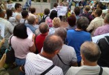 Калужане вышли на акцию против повышения пенсионного возраста