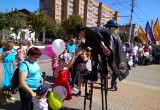 Весёлый цирк порадовал маленьких калужан в День города