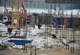 Подрядчик отчитался о ходе строительства Дворца спорта (фото)