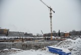 Подрядчик отчитался о ходе строительства Дворца спорта (фото)