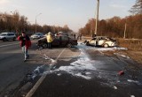 В результате ДТП в Обнинске сгорело такси