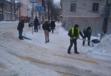 За сутки из Калуги вывезли 2430 кубометров снега