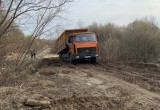 В пригороде Калуги обвалилась дорога