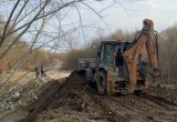 В пригороде Калуги обвалилась дорога