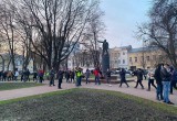 На несанкционированном митинге в Калуге прошли задержания