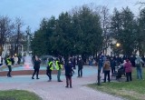 На несанкционированном митинге в Калуге прошли задержания