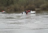 На Воробьевской переправе в Калуге прошло спасение утопающих